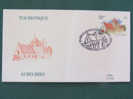 Belgium 1994 FDC On Cover - Tourism - Aubechies Church - Covers & Documents