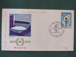 Belgium 1973 FDC Or Special Cancel On Cover - Radio - Storia Postale