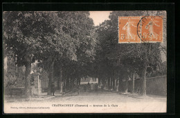 CPA Chateauneuf, Charente, Avenue De La Gare - Chateauneuf Sur Charente