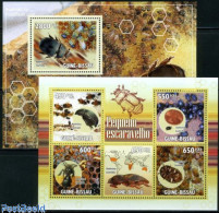 Guinea Bissau 2010 Bess & Beetles 2 S/s, Mint NH, Nature - Bees - Insects - Guinea-Bissau