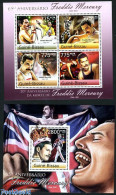 Guinea Bissau 2011 Freddie Mercury 20th Death Anniversary 2 S/s, Mint NH, Performance Art - Guinea-Bissau