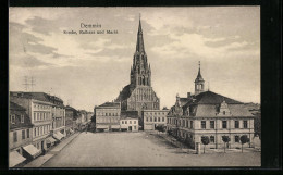 AK Demmin, Kirche, Rathaus Und Markt - Demmin
