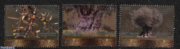 Jordan 2023 Olive Trees 3v, Mint NH, Nature - Trees & Forests - Rotary, Lions Club