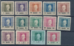 14 Timbres Neufs Trace De Charnière  ROUMANIE XIII-8 - Occupation Austro-Hongroise N° 18 à 34 (Y Et T) - Occupations