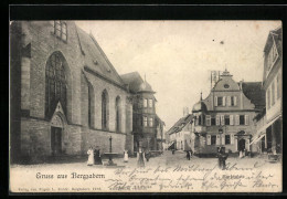 AK Bergzabern, Marktplatz Mit Brunnen - Bad Bergzabern