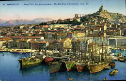 CPA Marseille Vieux Port Vue Panoramique Bateaux - Oude Haven (Vieux Port), Saint Victor, De Panier