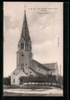 CPA Les Trois-Moutiers, L`Eglise - Les Trois Moutiers