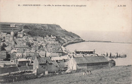 14 PORT EN BESSIN HUPPAIN LA VILLE LA MAISON DES FEUX ET LE SEMAPHORE - Port-en-Bessin-Huppain