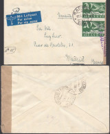Suïsse 1938 - Lettre Par Avion De Baden à Destination Madrid-Espagne. Censurée........(EB) AR-09487 - Gebraucht