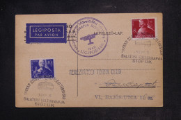 HONGRIE - Carte De Correspondance De Budapest En Local Avec Cachet Commémoratif Et Poste Aérienne - 1948 - J 712 - Covers & Documents