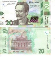Ukraina P-128  20 Gryvni 2016 UNC - Ucrania