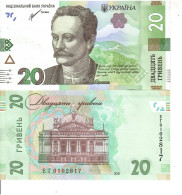 Ukraina P-126  20 Gryvni 2021 UNC - Ucrania