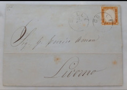 31 Dicembre 1862 Ultimo Giorno Tariffa 10 Cent In Toscana - Sardinia