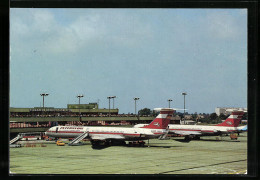 AK Berlin-Schönefeld, Flughafen Mit Flugzeugen Der Interflug - Otros & Sin Clasificación