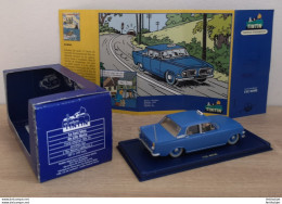 Tintin L'ile Noire Taxi Bleu Ford Zephyr MK III 1960 Atlas 1:43 - Norev