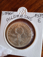 5 MARK 1939 E ALLEMAGNE - 5 Reichsmark