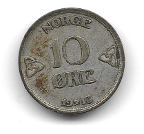 Norway 10 Ore 1913 - Norvège