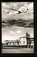AK Wasserkuppe /Rhön, Gasthof Und Hotel Peterchens Mondfahrt, Heinz Peters In Segelflugzeug Condor II A - Rhön