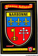 EMI-AAAP1-0100-11 - BLASON ADHESIF - NARBONNE - Villes Et Provinces De France - Narbonne