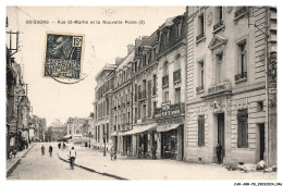 CAR-ABRP8-0681-02 - SOISSONS - Rue Saint-martin Et La Nouvelle Poste - Soissons