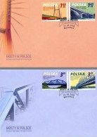 FDC 4223-26 Poland Bridges 2008 - Bridges