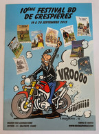 Livret Pub Festival BD Crespières Franck Margerin Publicité - Objets Publicitaires