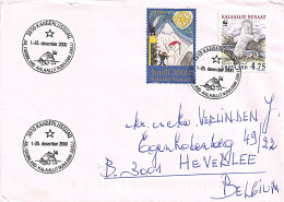 Greenland Kangerlussuaq Christmas 2000 Special Cancel - Brieven En Documenten