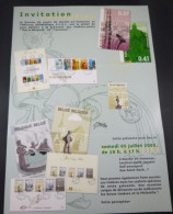 2003 3194 FDC (Marche) Op/sur :" Invitatie Voorstelling Reeks Toerisme / Invitation Première Serie Tourisme " - 2001-2010