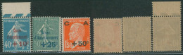 France - N°246/8** Neuf Sans Charnières (MNH) - 1927-31 Caisse D'Amortissement