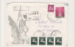 Litouwen Omslag Cat. Michel-Ganzsachen  U12 Met Zegels 481;493 - Litouwen