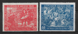 Sowjetische Zone SBZ Allgemeine Ausgaben Mi. Nr. 230 - 231 Postfrisch Kompletter Satz, Mnh Full Set (036) - Postfris