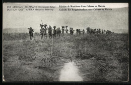 CPA Duitsch Oost Afrika - Belgische Bezetting, Gedeelte Der Krihjbehoeften Eener Colonne... Belgisch Congo - Tansania