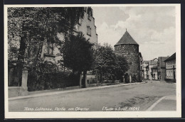 AK Hess. Lichtenau, Strassenpartie Am Obertor Mit Turm - Lich