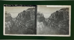 R.12  #D   Plaque De Verre Stéréo  Positive GORGES DU RUMMEL-CONSTANTINE 13X6CM - Glasdias