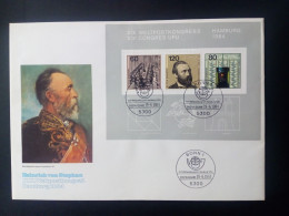 DEUTSCHLAND BLOCK 19 FDC WELTPOSTKONGRESS UPU HAMBURG 1984 - Sonstige & Ohne Zuordnung