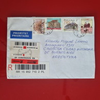 Enveloppe Circulée Avec Cachet Spécial Et Varieté De Timbres - POLSKA - Lettres & Documents