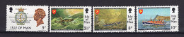 Isle Of Man 1974 - 150th  Anniversary Of The Royal National Boat Institution - Stamps 4v - Complete Set - MNH** - Man (Insel)