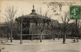 CPA Aubervilliers Seine Saint Denis, Square, Kiosque Musique - Autres & Non Classés