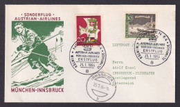 GERMANY 1964, Cover Special Cancellation Munich - Innsbruck Olympics - Lettres & Documents
