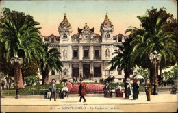 CPA Monte Carlo Monaco, Casino Und Garten - Other & Unclassified