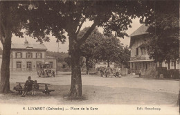 CPA Livarot-Place De La Gare-8     L4064 - Livarot