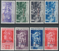1930 Tripolitania Ferrucci 8v. MNH Sassone N. 64/68+A - Other & Unclassified