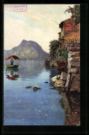 AK Lugano, Hotel Splendide, Ruderpartie - Lugano