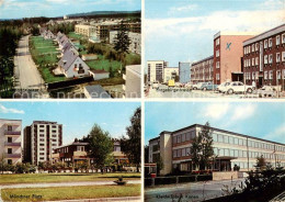 Waldkraiburg Wohnsiedlung Strassenpartie Innenstadt Muenchner Platz Kleiderfabri - Waldkraiburg