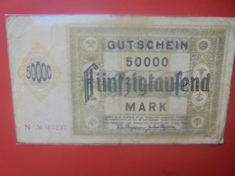 HAMBORN 50.000 MARK 1923 (B.36) - [11] Local Banknote Issues