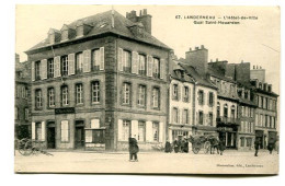 CPA  29 :   LANDERNEAU    Hotel De Ville  A   VOIR !!!! - Landerneau