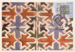 PORTUGAL. MAXICARD FIRST DAY. HISPANO-ARABIC TILE. LISBOA. 2001 - Maximum Cards & Covers