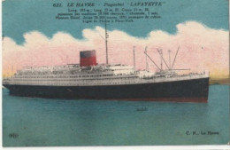 Paquebot " LAFAYETTE "  Le Havre - Piroscafi
