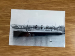 Photo SS Belgenland In La Palma 1930s, RED STAR LINE - Otros & Sin Clasificación