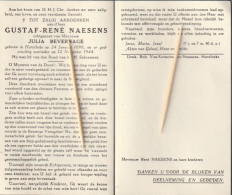 Harelbeke, 1944, Gustaf Naesens, Bevernage - Devotion Images